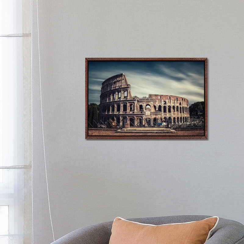 Colosseum by Manjik Pictures - Gallery-Wrapped Canvas Giclée on Canvas, 66.04 cm H x 45.72 cm W, Classic Wood Framed