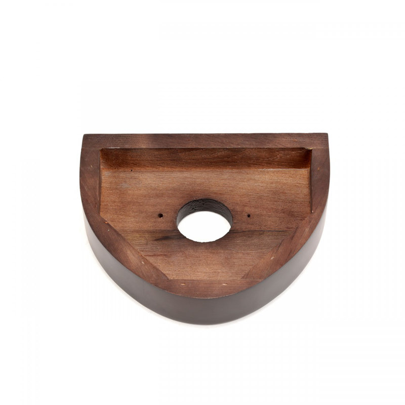 Trousse de conversion de toilette à chaîne haute pour réservoir en Z, Chêne foncé