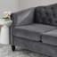Canapé 3 places + canapé 3 places Velours gris-677056187