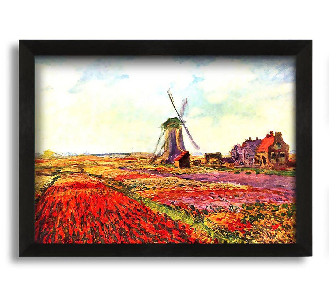 Gerahmtes Leinwandbild Tulips Of Holland von Claude Monet