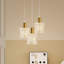 3 - Light Natural Chandelier Pendant