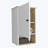 Stylish Medicine Cabinet with Two Internal Shelves and Soft Close System-128554100
