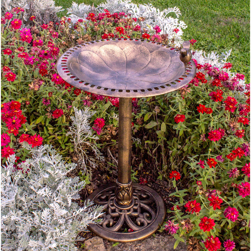 Bain d'oiseaux Aderes, Bronze