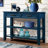 Kinzee Mid-Century Console Table with 2 Drawers & Shelves - 42" Solid Wood & MDF Buffet Sideboard for Living Room, Entryway, or Dining Room-1402027030