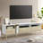 Modern TV With 3 Drawers And Open Shelves, Media Console Table For Tvs Up To 80'', Entertainment Center For Living Room, Color-Matching Design