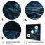 Moonlit Beach Ocean Storm - Vagues, art mural-2144173857-2144173863