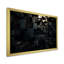 Dimensions du cube 3D en brique noire - Décoration murale géométrique abstraite-842777975-842777968