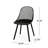 Weather- Outdoor Seating - Lily Chair In Black Polypropylene With Stylish Pattern And Frame, 20.3 In. Package Height Properties Look, 17.73 Depth-1134337889