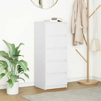 Sideboard With Drawers 37.5X35x99 Cm Engineered Wood