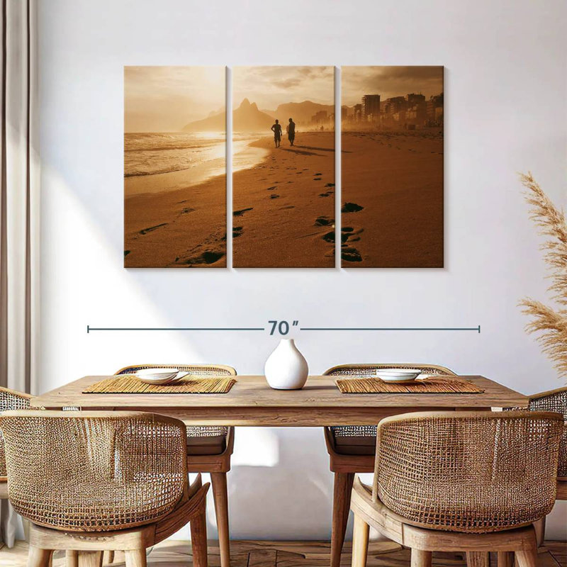 Gillard Ipanema Beach Couple, H 36 po x l 57 po