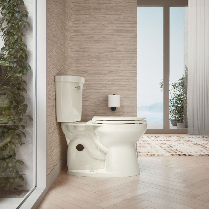 Border Readylatch Quiet-Close Toilet Seat, Biscuit, Elongated