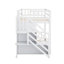 Lit superposé avec escalier de rangement-106404259