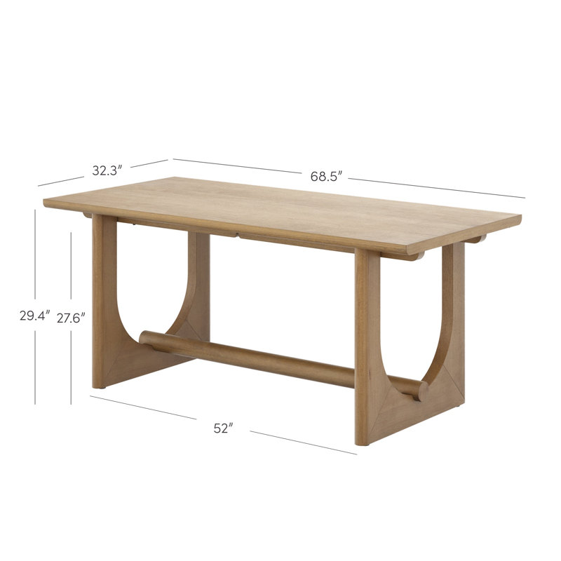 Table de salle à manger Mid-Century moderne pour 6 personnes