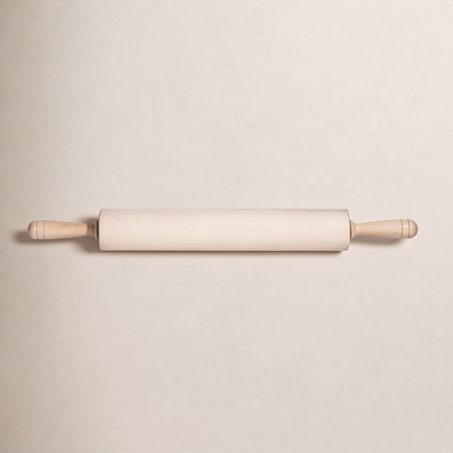 Patisserie Rolling Pin, 2.75" H x 15" L x 2.75" D, Light Brown