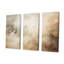 «Beige Minimalisme Storms I» - ensemble de reproductions d'art mural tempêtes-381559390-381559386