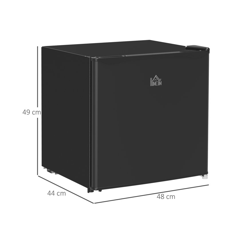Brayden Studio 46m³ L Countertop Mini Fridge, Black