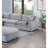 Melody Grey Sectional With Pullout
