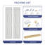 Panelled Manufactured Wood Primed Bi-Fold Door With Hardware Kit-105833116