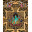 Mandala vert Tara (Thangka sans brocart)