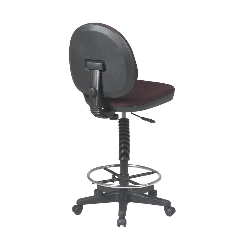 Chaise de dessinateur à haut dossier , Icône - bourgogne