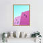 Reproduction d'art sur toile encadrée "Saguaro Hotel" par Wrobel-1350358154