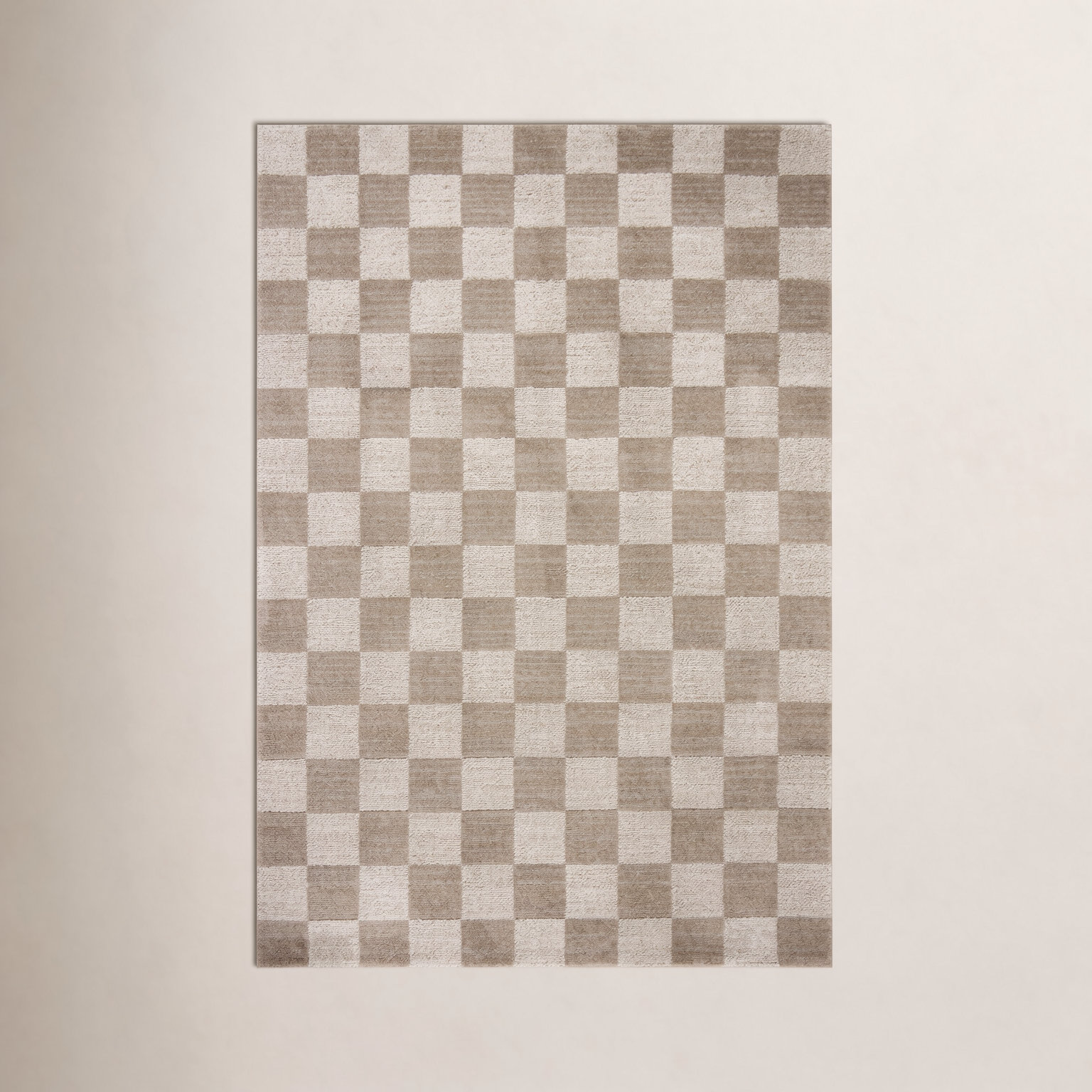 Calvin Pebble / Ivory Area Rug, Rectangle 3'6" x 5'6"