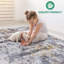 Tapis de chambre à coucher abstrait sans perte de perte de salle à manger de bureau à domicile élégant et résistant aux taches-872511579