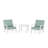 Chinoiserie 2 - Person Outdoor Seating Group with Cushions-96261075-96261076