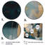 Or vert marbré symphonie III - marbre abstrait art mural salon-843163437-843163426