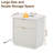 23'' Fluted Nightstand With Mid-Century Modern-605077751