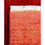 Tapis unique en laine 3 pi 3 po x 5 pi 2 po Huckstep Orange