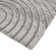Tapis gris / ivoire en polypropylène tissé à la machine Barklay