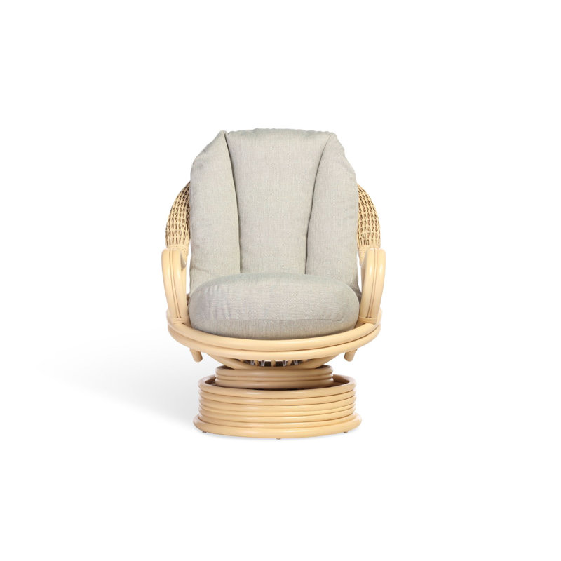 Wicker Rocking Chair, Blue