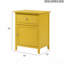 Table de chevet jaune vibrante-1110151640