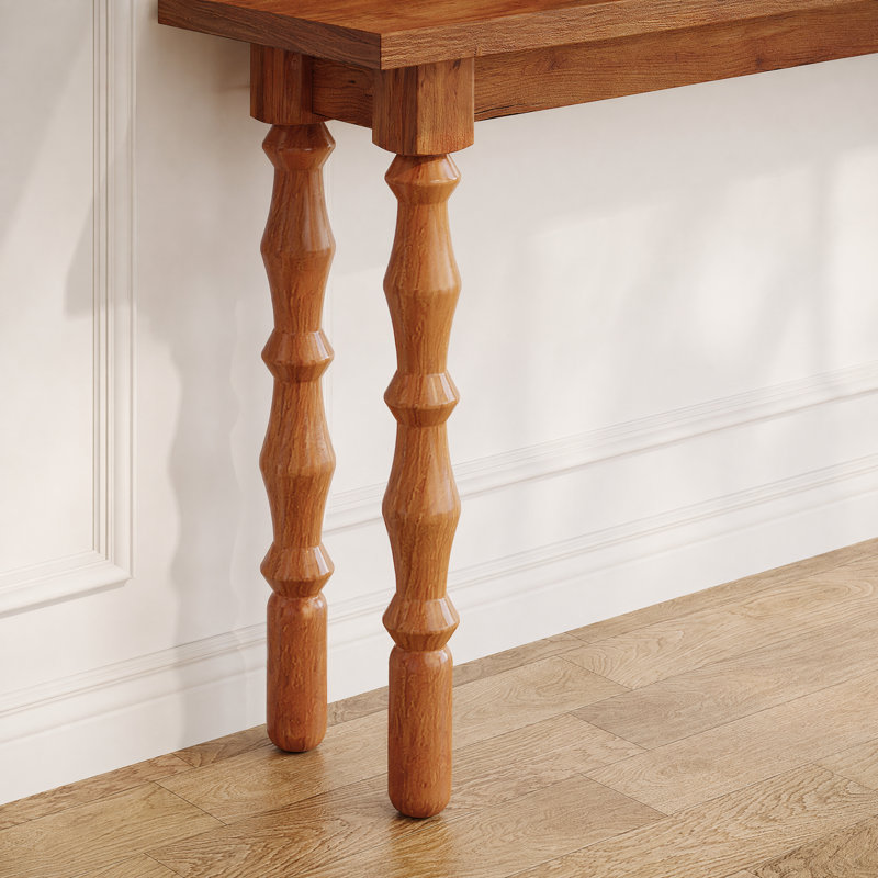 Console en bois massif 70,9 po Donney