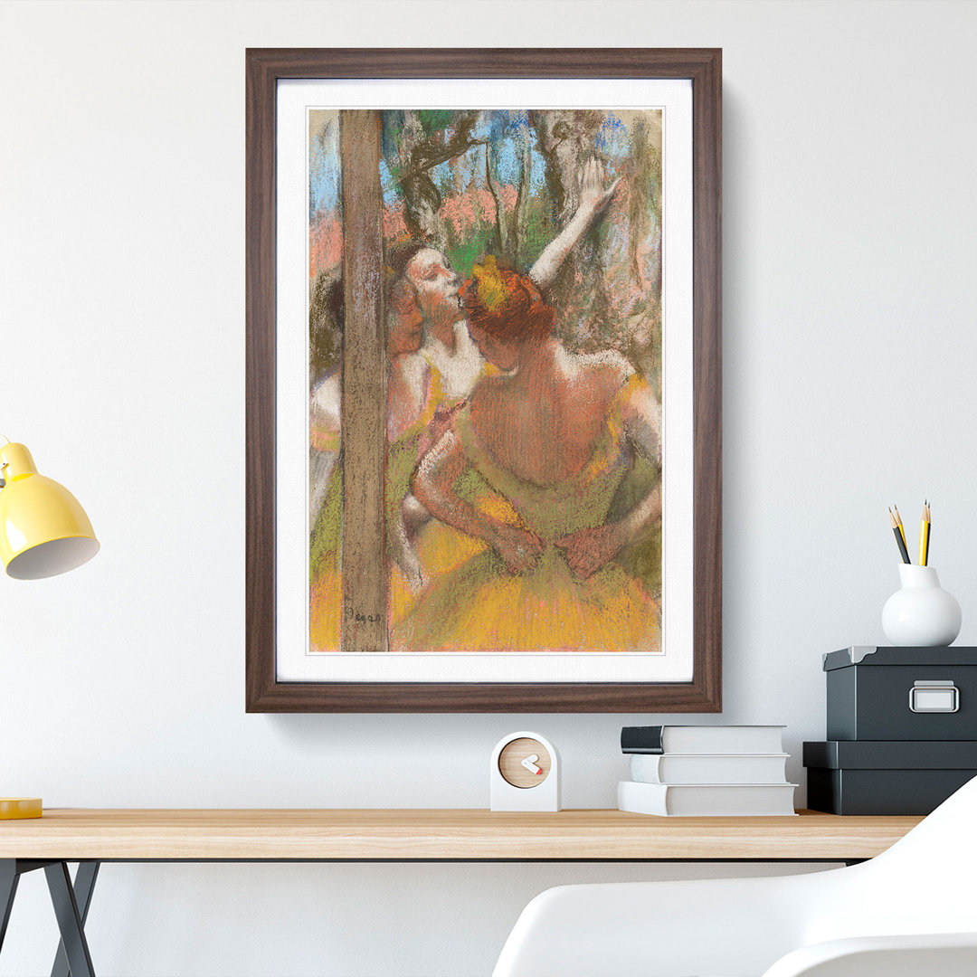 Ballet Ballerina Dancers by Edgar Degas - Picture Frame Painting