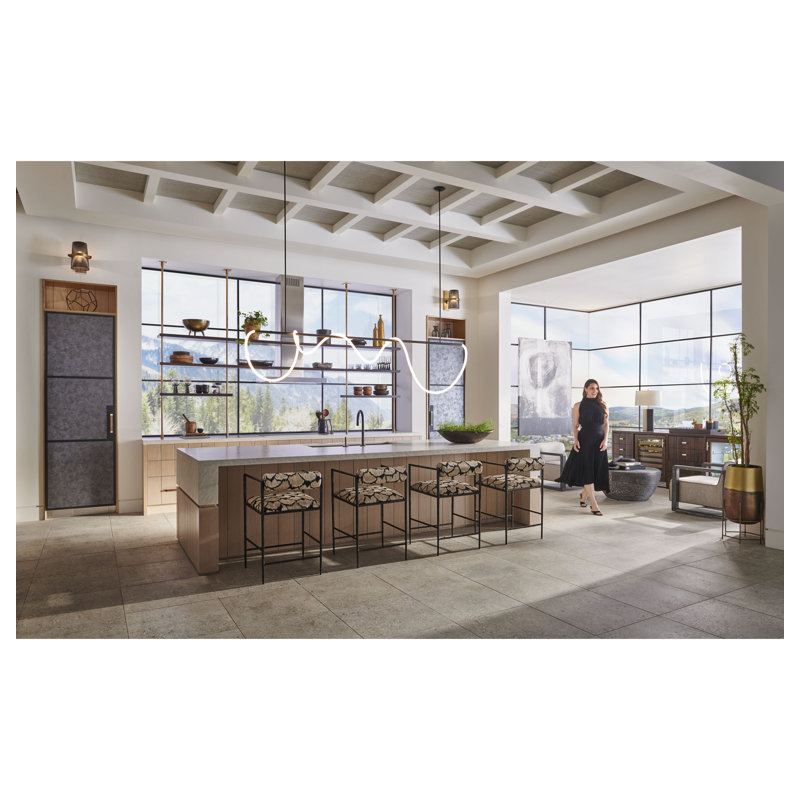 Monogram Premium Column Pair: 30" W Freezer Column + 30" W Refrigerator Column, Panel Ready, Yes, Statement, Stainless Steel
