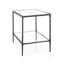 Ensemble de 2 tables de bout en métal martelé 1 pièce-125373197