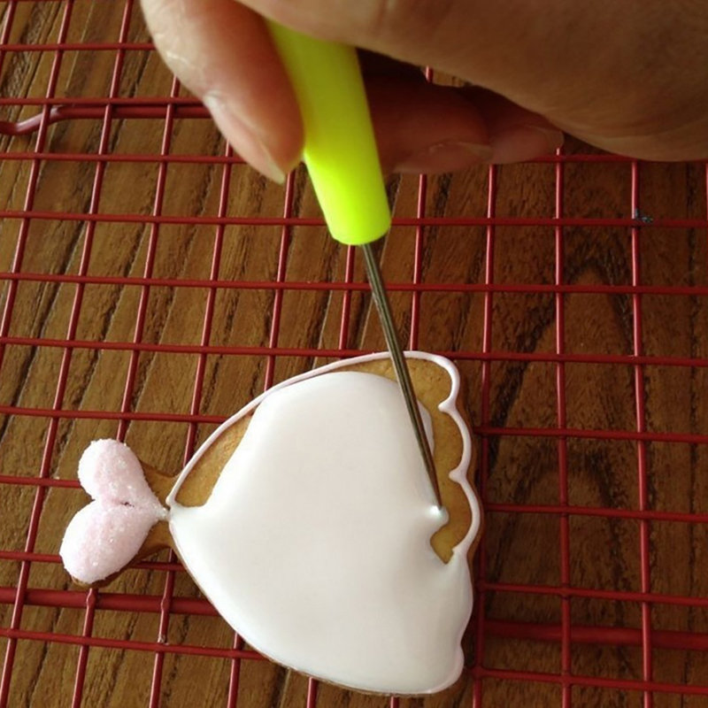 Outil de décoration de gâteau fondant en acier inoxydable