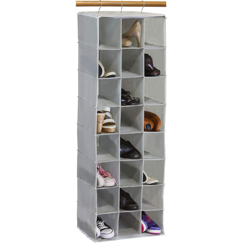 24 Pair Hanging Shoe Organizer
