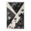 Tapis gris moelleux et doux à motif géométrique Ellinor Bouldering-440144695