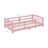 Twin-Sized Montessori-Style Floor Bed With Safety Railings, Wooden Bed With Slats And Enclosure, No Door Provided-1544762694-1544762691