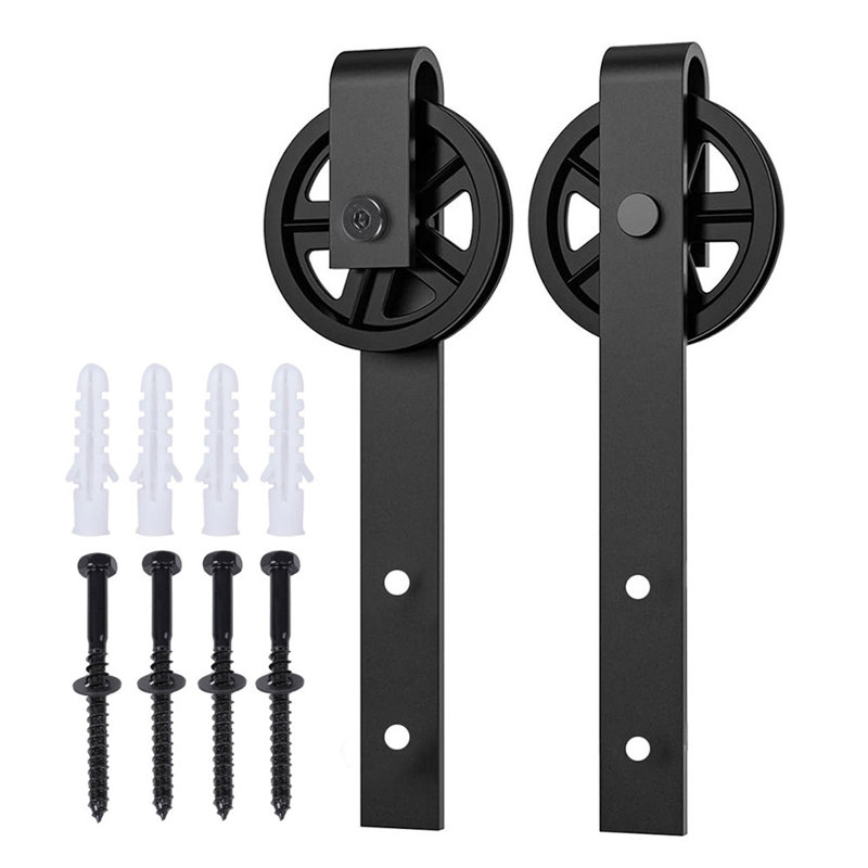 Roulettes en aluminium pour porte de grange coulissante