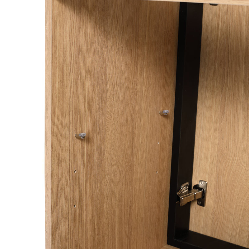 Meuble-lavabo de 24 po sans lavabo supérieur - Armoire spacieuse avec portes American Design