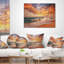 Coussin Waves Under Colorful Clouds - Sea & Shore
