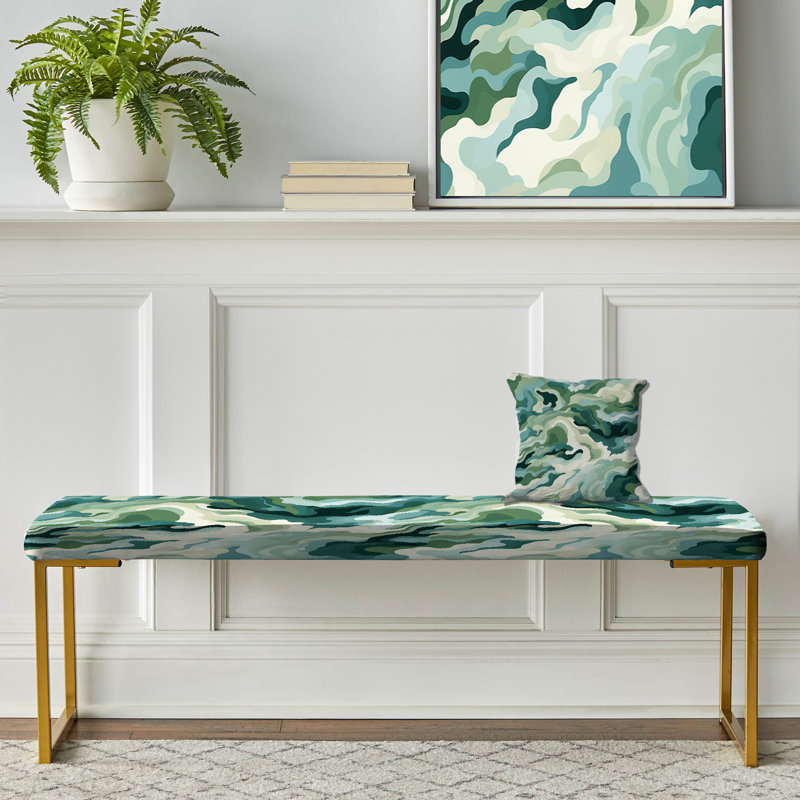 Banc recouvert de camouflage Zen Retreat Serene Camouflage, Zen Retreat Serene Camouflage