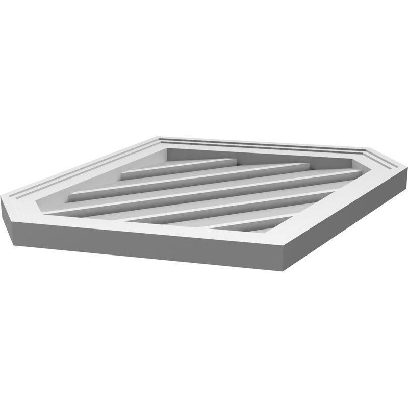 Pente verticale verticale en uréthane 8 pi, 1.5" H x 26" W x 22" L