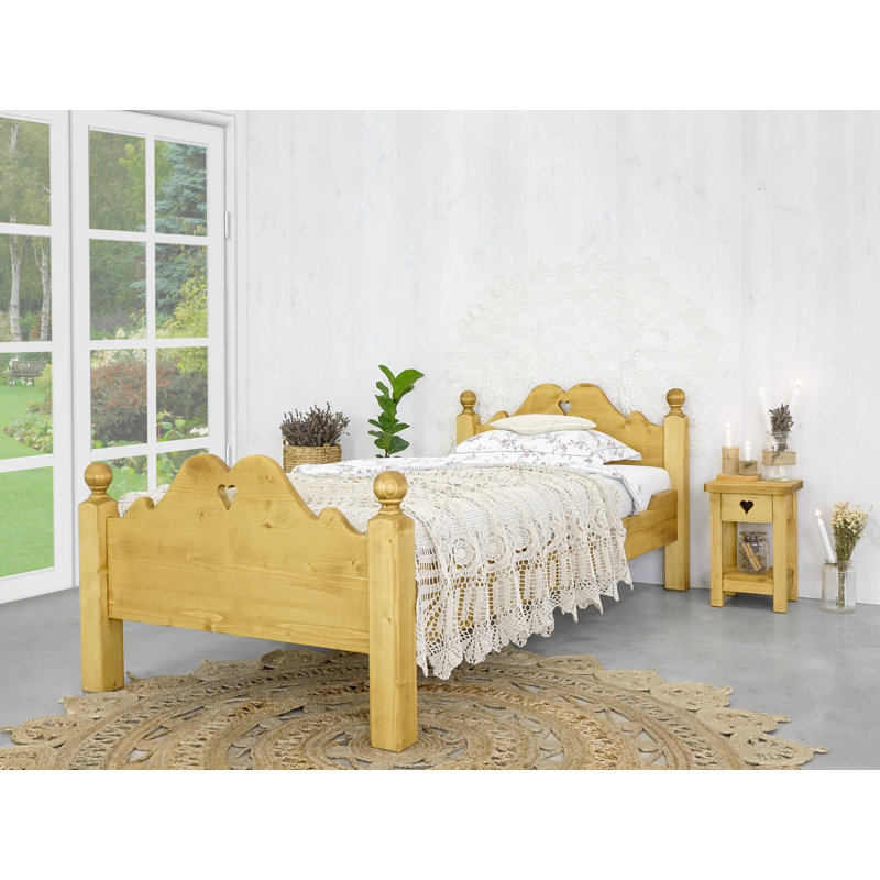 Tish Solid Wood Bed, European Single (90 x 200cm)