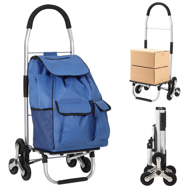 150KG Heavy-Duty 3-in-1 Stair Climbing Hand Truck, 10-Wheel All-Terrain Dolly with Telescoping Handle, Folding Design for Easy Storage, Ideal for Moving, Warehouse & Home Use