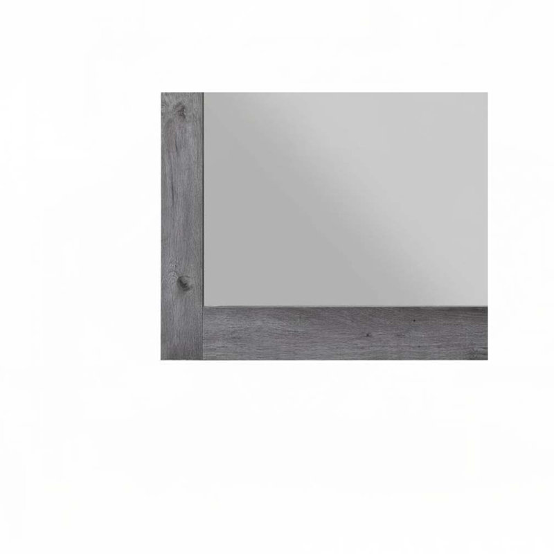 Rustic Gray Oak Finish Mirror
